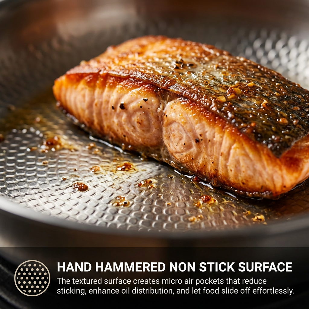 Titanium Hammered Pan