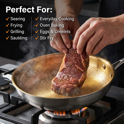 Titanium Hammered Pan