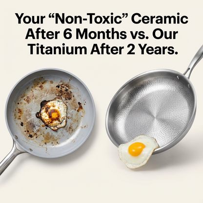 Titanium Hammered Pan