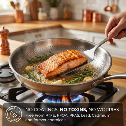 Titanium Hammered Pan