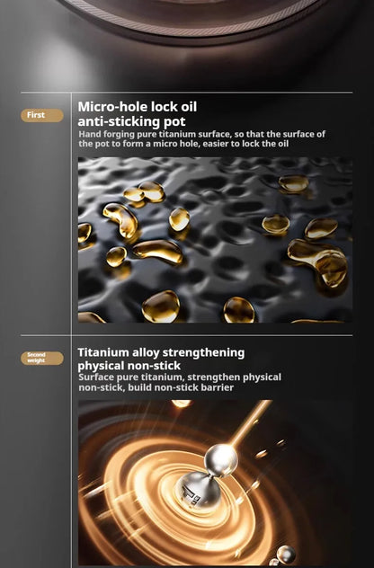 Titanium Hammered Pan