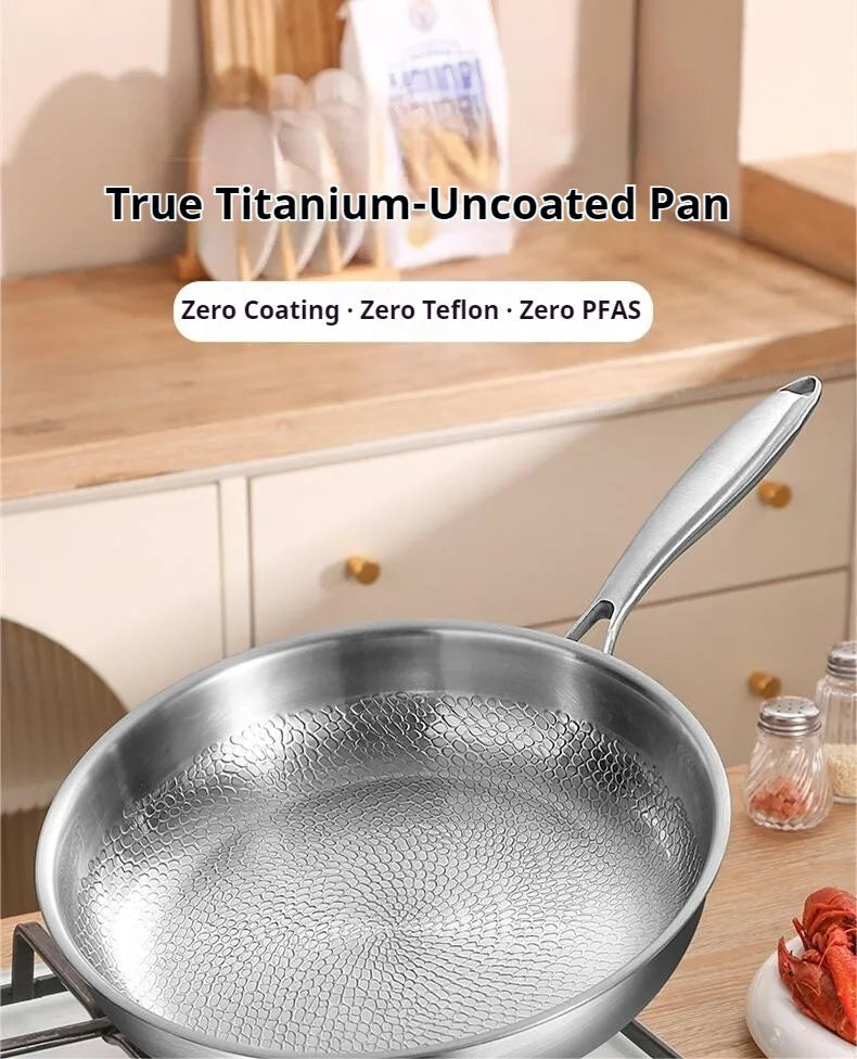 Titanium Hammered Pan