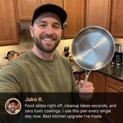 Titanium Hammered Pan